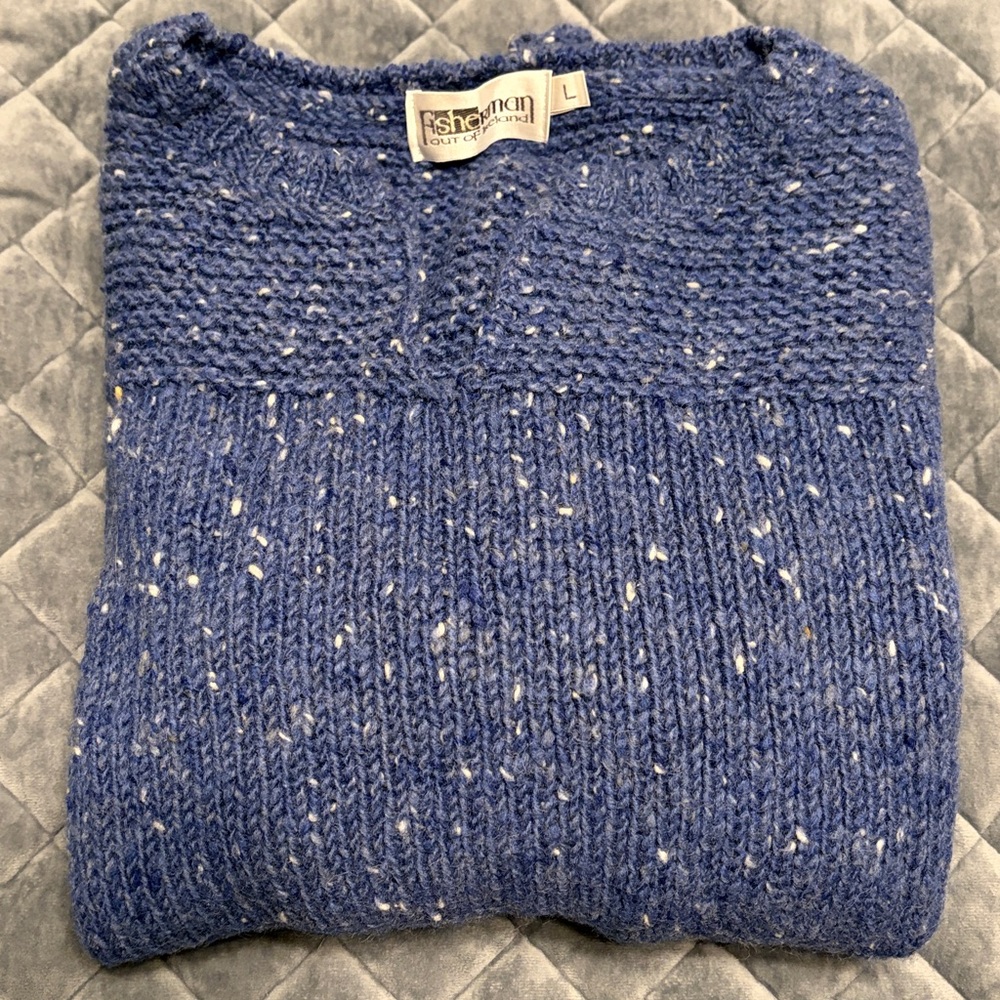 Irish Fisherman Wool Woman's Sweater